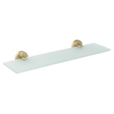 MIXX Tapware &amp; Accessories Chia 450mm Glass Shower Shelf