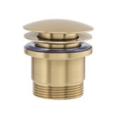 MIXX Tapware &amp; Accessories 32-40mm Brass Dome Universal Pop-Up Waste