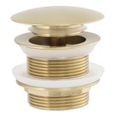 MIXX Tapware &amp; Accessories 40mm Brass Dome Bath Pop-Up Waste