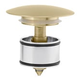 MIXX Tapware &amp; Accessories 40mm Brass Dome Bath Pop-Up Waste