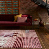 Asiatic Red Aspect Hand-Tufted Wool Rug