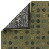 Asiatic Green Dotty Hand-Tufted Wool Rug
