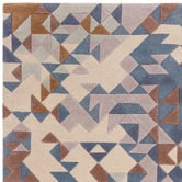 Asiatic Blue Enigma Hand-Tufted Wool-Blend Rug
