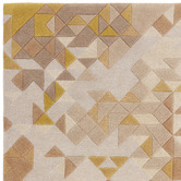 Asiatic Gold Enigma Hand-Tufted Wool-Blend Rug