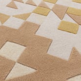 Asiatic Gold Enigma Hand-Tufted Wool-Blend Rug