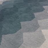 Asiatic Teal Hive Hand-Tufted Wool Rug