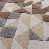 Asiatic Grey Enigma Hand-Tufted Wool-Blend Rug