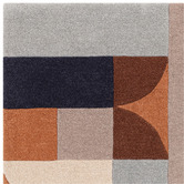 Asiatic Terracotta Klotski Hand-Tufted Wool Rug
