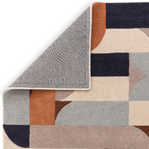 Asiatic Terracotta Klotski Hand-Tufted Wool Rug