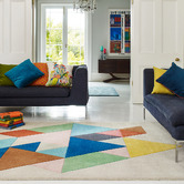 Asiatic Triangle Hand-Tufted Wool Rug