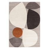 Asiatic Mid-Century Hand-Tufted Wool Rug