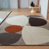 Asiatic Mid-Century Hand-Tufted Wool Rug