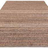 Asiatic Brown Abbus Hand-Woven Boucle Rug