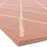 Asiatic Pink Albany Diamond Hand-Tufted Wool Rug