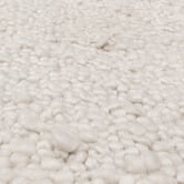 Asiatic Ivory Abbus Hand-Woven Boucle Rug