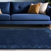 Asiatic Navy Ascot Hand-Woven Wool &amp; Viscose Rug