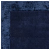 Asiatic Navy Ascot Hand-Woven Wool &amp; Viscose Rug
