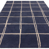 Asiatic Marine Albany Grid Hand-Tufted Wool Rug