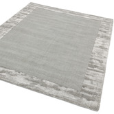 Asiatic Silver Ascot Hand-Woven Wool &amp; Viscose Rug