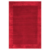 Asiatic Red Ascot Hand-Woven Wool &amp; Viscose Rug