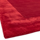 Asiatic Red Ascot Hand-Woven Wool &amp; Viscose Rug