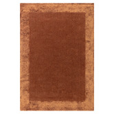 Asiatic Rust Ascot Hand-Woven Wool &amp; Viscose Rug