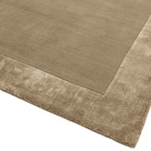 Asiatic Taupe Ascot Hand-Woven Wool &amp; Viscose Rug