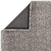 Asiatic Grey Barnaby Hand-Woven Microfibre Rug