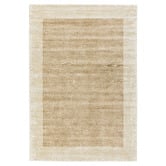Asiatic Champagne Blade Border Hand-Woven Viscose Rug
