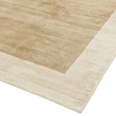 Asiatic Champagne Blade Border Hand-Woven Viscose Rug