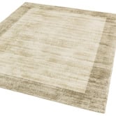 Asiatic Putty Blade Border Hand-Woven Viscose Rug