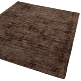 Asiatic Chocolate Blade Hand-Woven Viscose Rug