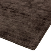 Asiatic Chocolate Blade Hand-Woven Viscose Rug