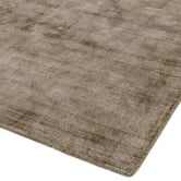 Asiatic Mocha Blade Hand-Woven Viscose Rug