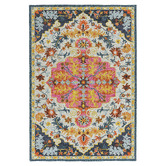 Asiatic Multicolour Bronte Medallion Hand-Tufted Wool Rug