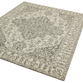 Asiatic Smoke Bronte Medallion Hand-Tufted Wool Rug