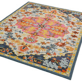 Asiatic Multicolour Bronte Medallion Hand-Tufted Wool Rug