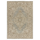 Asiatic Natural Bronte Medallion Hand-Tufted Wool Rug