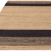 Asiatic Charcoal Cedar Hand-Woven Jute Rug