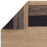 Asiatic Charcoal Cedar Hand-Woven Jute Rug