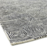 Asiatic Black &amp; White Camden Hand-Tufted Wool &amp; Rayon Rug