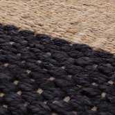 Asiatic Charcoal Cedar Hand-Woven Jute Rug
