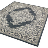 Asiatic Shadow Bronte Medallion Hand-Tufted Wool Rug