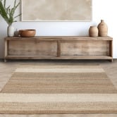 Asiatic Ivory Cedar Hand-Woven Jute Rug