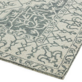 Asiatic Silver Bronte Medallion Hand-Tufted Wool Rug