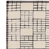 Asiatic Black Empire Hand-Tufted New Zealand Wool Rug