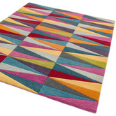 Asiatic Multicolour Funk Hand-Tufted Wool Rug