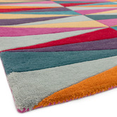 Asiatic Multicolour Funk Hand-Tufted Wool Rug