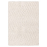 Asiatic Ivory Hague Chevron Hand-Tufted Wool Rug