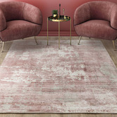 Asiatic Pink Gatsby Hand-Woven Viscose Rug